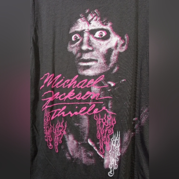 Michael Jackson T shirt top shirt XL thriller unisex T - shirt bay island - Picture 2 of 3